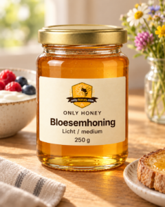 Bloesemhoning · licht/medium · 250 g · sfeerbeeld