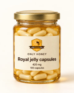 Royal jelly capsules · 420 mg · 100 capsules · productfoto